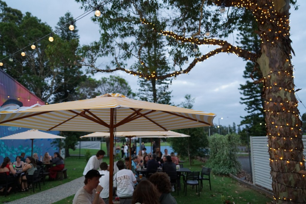 The Terrace space at The Bowl Port Macquarie. A great place to hold a fucntion. Live music PMQ
